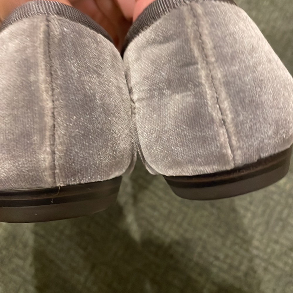 Nine West gray velvet Mary Janes (sz 7 1/2) - Picture 10 of 11